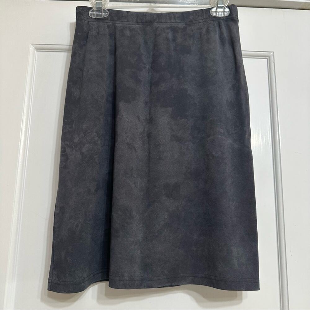 Vintage Clifford and Wills Gray, Tie-Dye Wash, Straight Mini Skirt, Pull on, M